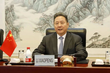 中国交通运输部部长李小鹏视频会见文莱交通和信息通讯部部长
