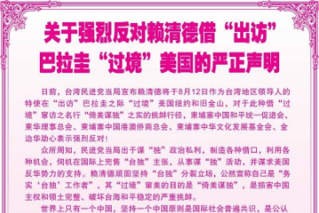 柬埔寨华侨社团联合发出严正声明，强烈反对赖清德借“出访” 巴拉圭“过境”美国