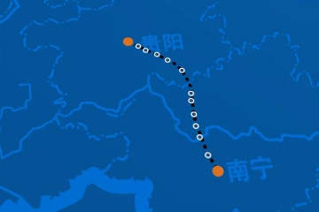 ​沉浸式穿越中国贵南高铁广西段感受沿线风景