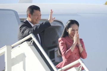 Cambodia PM Hun Manet Leaves for 43rd cms Summit in Jakarta