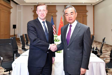 中国外长王毅同美国总统国家安全事务助理沙利文举行会晤