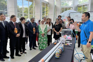 中国流动科技馆马来西亚沙巴州国际巡展开幕