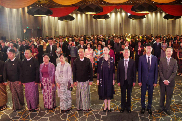 中国驻缅甸使馆举行国庆74周年招待会 缅甸副总理出席