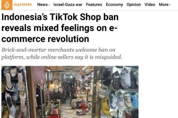 印尼前贸易部官员：封禁TikTok电商是一个错误