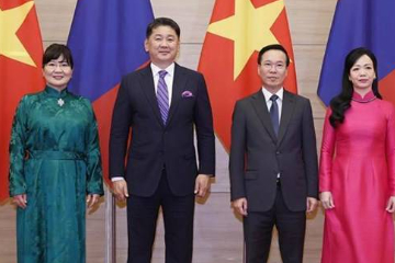 越南与蒙古发表联合公报
