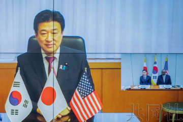 日美韩防长视频会谈确认加快推进导弹信息共享