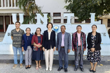 中国驻东帝汶大使访问东帝汶国立大学
