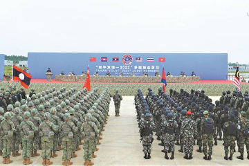 “和平友谊-2023”多国联合演习中国开幕 东盟5国参加