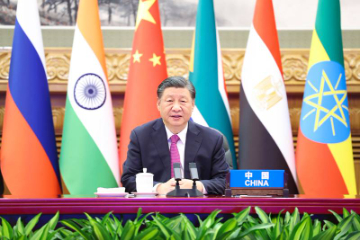 习近平出席金砖国家领导人巴以问题特别视频峰会
