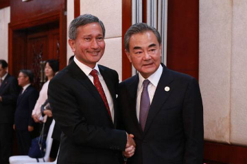 中国外长王毅同新加坡外长维文通电话