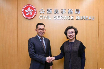 香港公务员事务局局长与新加坡公务员首长会面