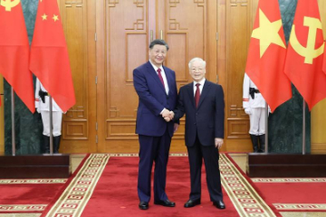 中越两党总书记会谈 宣布构建具有战略意义的中越命运共同体