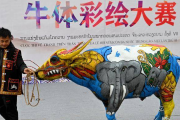中老越边民共聚云南江城 丢包赓续三国友谊