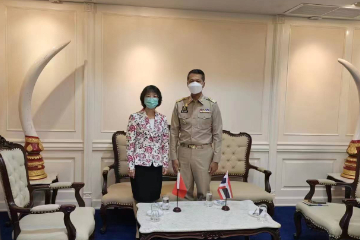 中国驻宋卡总领事吴冬梅会见泰国宋卡府新任府尹颂挪