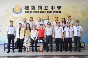 中国驻槟城代总领事丁巧走访槟城钟灵独立中学