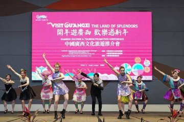 广西邀马来西亚游客壮乡过大年 品世界级山水