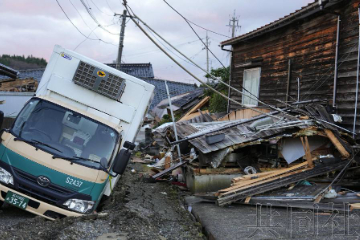 日本能登半岛地震死亡人数升至94人 222人失联