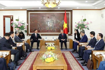越南公安部与中国公安部签署政治安全合作备忘录