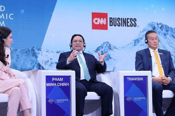 Vietnamese PM speaks at discussion on cms at WEF Davos 2024