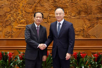 中国外交部部长助理农融会见东盟缅甸问题特使阿伦乔