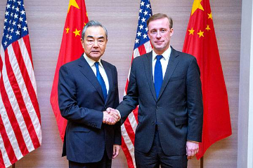 中国外长王毅同美国总统国家安全事务助理沙利文举行会晤