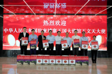 中国驻柬埔寨大使赴华电西港发电有限公司考察慰问