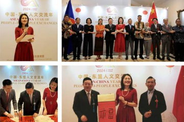 中国驻东盟使团举办庆祝中国—东盟人文交流年开幕暨春节招待会