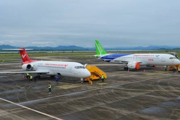 China's homegrown C919, ARJ21 commence Southeast Asian demo flights