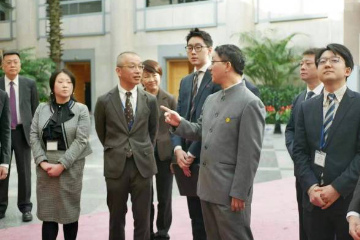 中国外交部亚洲司司长会见日本青年学者访华团